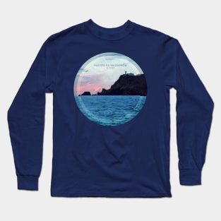 Puerto de Mazarrón - Sunset Lighthouse V01 Long Sleeve T-Shirt